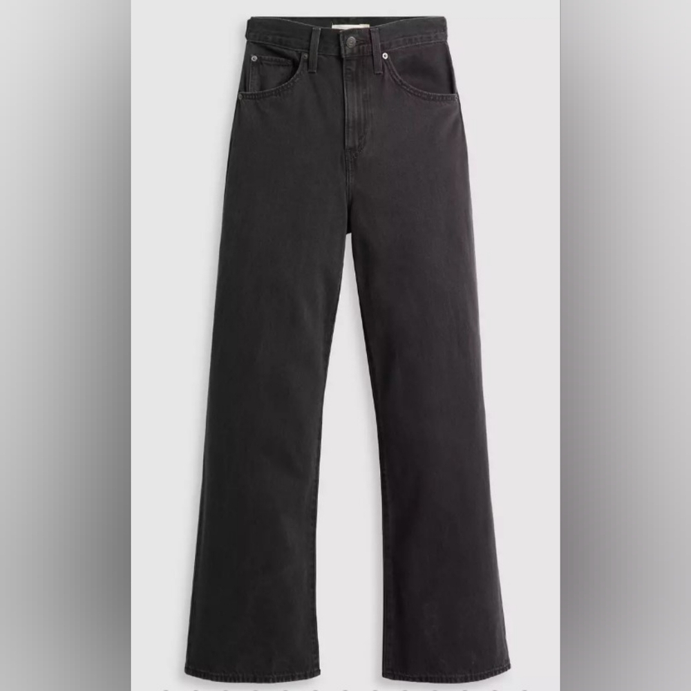 Levi Cinch Waist Womens Black Jeans